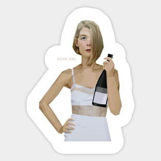 Gone Girl art Sticker